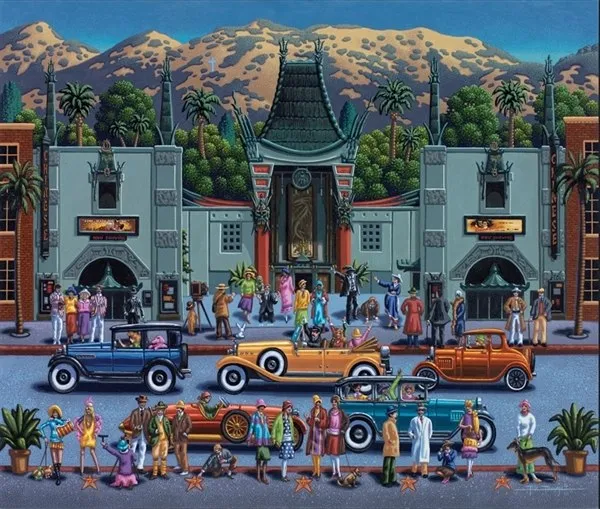 Hollywood - 500pc Jigsaw Puzzle by Dowdle