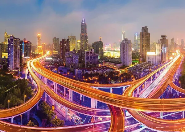 Big City Lights - 1000pc Jigsaw Puzzle by Schmidt