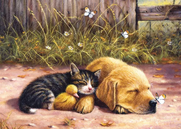 Sleepy Companions - 15pc Jigsaw Puzzle by Sunsout