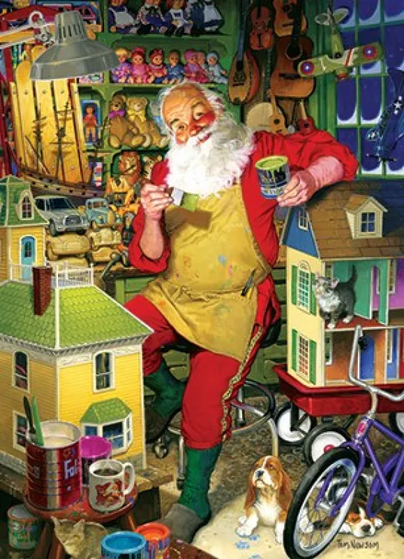 Santa's Workshop - 1000pc Jigsaw Puzzle By Cobble Hill