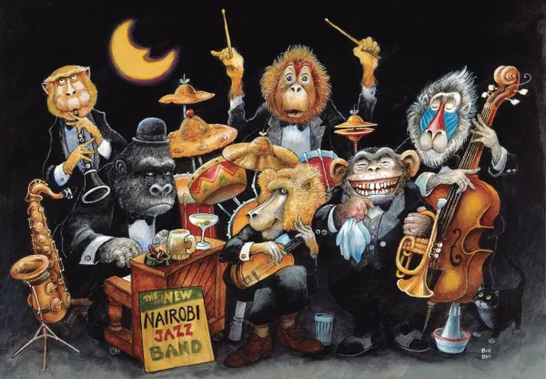 The New Nairobi Jazz Band - 500pc Jigsaw Puzzle by Anatolian