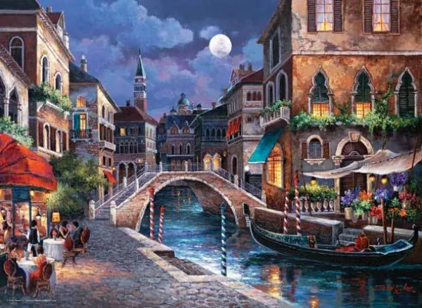 Streets Of Venice II - 1000pc Jigsaw Puzzle by Anatolian