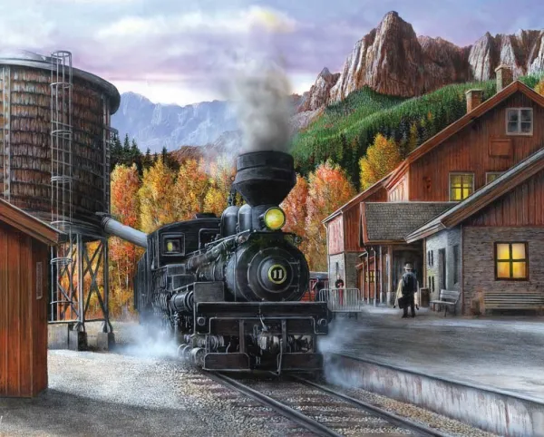 Mountain Express - 1000pc Jigsaw Puzzle by Springbok