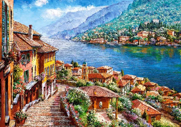 Lake Como - 500pc Jigsaw Puzzle by Castorland
