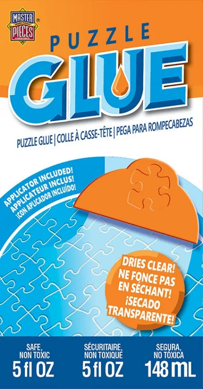 Puzzle Glue w/ Applicator (5 oz) - Jigsaw Puzzle Glue by Masterpieces