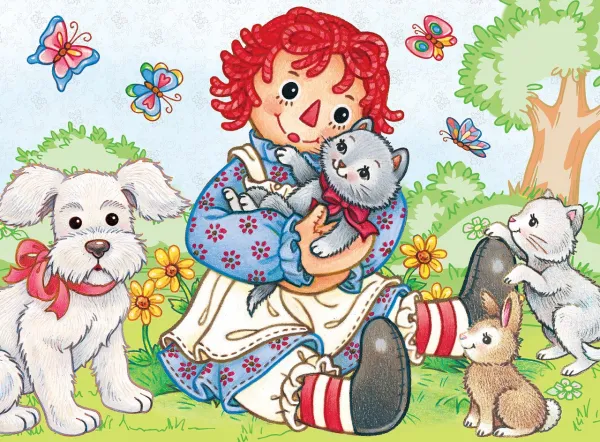 Raggedy Ann &amp; Andy: Best Friends - 60pc Jigsaw Puzzle by Masterpieces