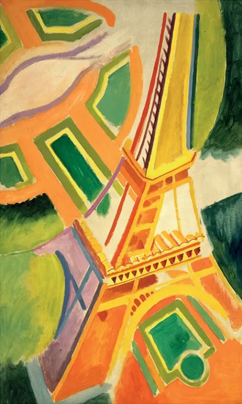 Delaunay: The Eiffel Tower - 500pc Jigsaw Puzzle by Pomegranate