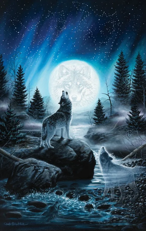 Call of the Pack - 550pc Jigsaw Puzzle by Sunsout