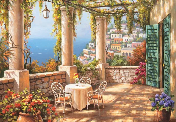 Morning Terrace I - 260pc Jigsaw Puzzle by Anatolian