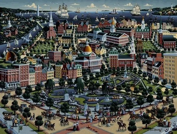 Boston - 500pc Jigsaw Puzzle by Dowdle