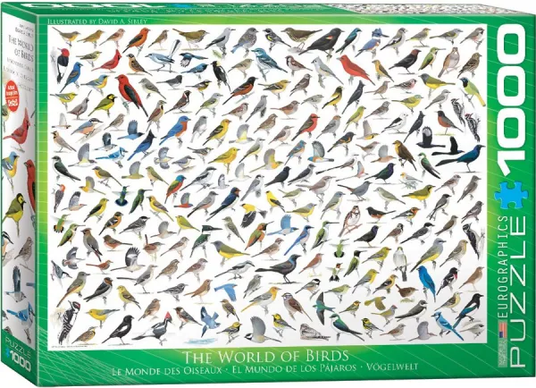 The World of Birds - 1000pc Jigsaw Puzzle by Eurographics