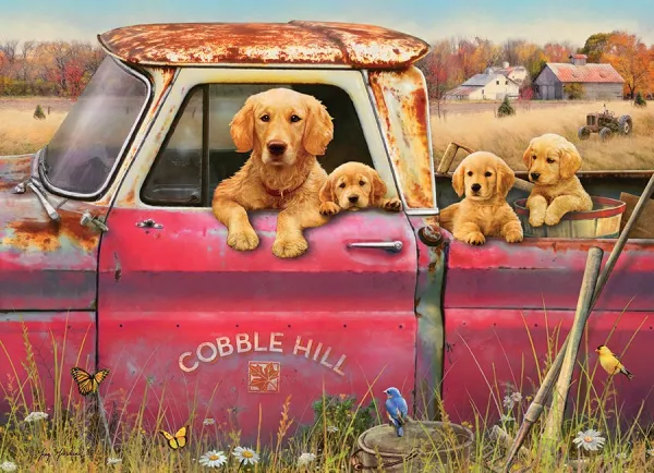 Cobble Hill Farm - 1000pc Jigsaw Puzzle by Cobble Hill