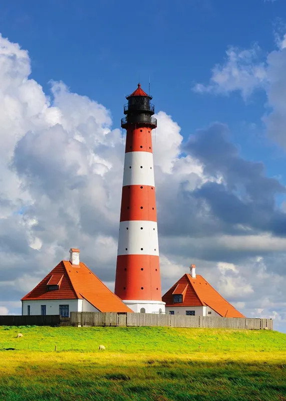 Westerhever Lighthouse - 1000pc Jigsaw Puzzle by Schmidt