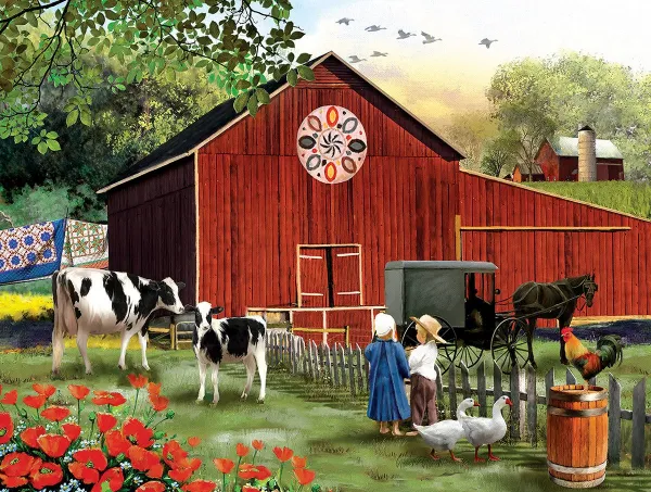 Country Serenity - 300pc Large Format Jigsaw Puzzle By Sunsout