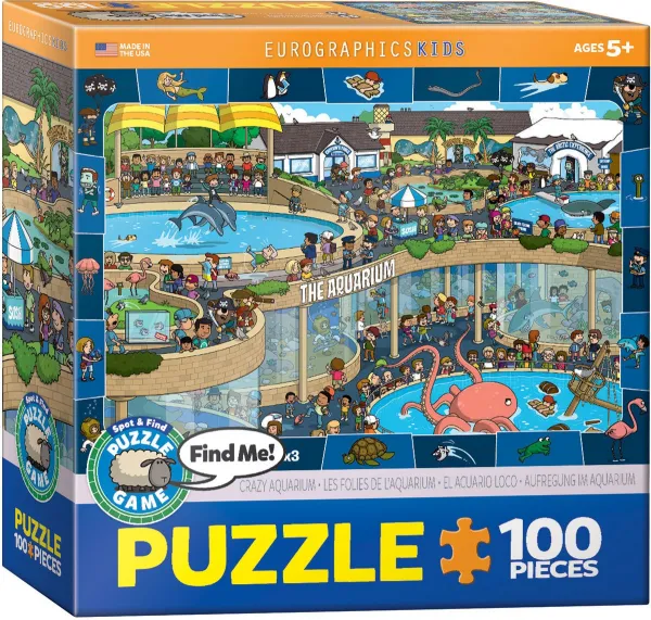 Crazy Aquarium - 100pc Jigsaw Puzzle by Eurographics
