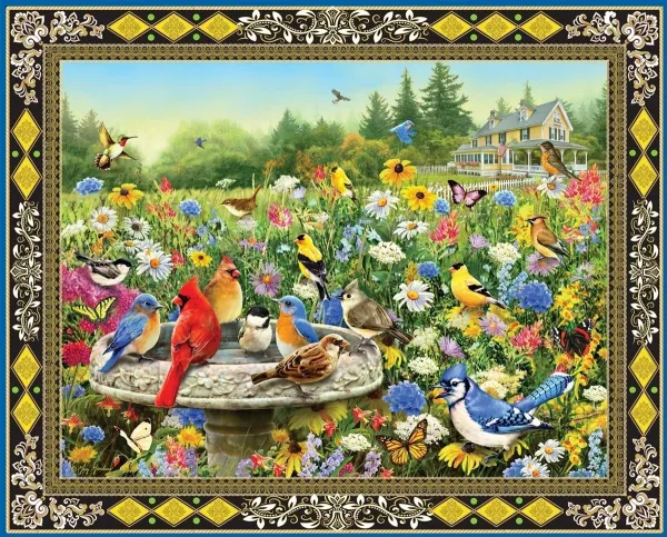 Birds &amp; Butterflies - 1000pc Jigsaw Puzzle By Springbok