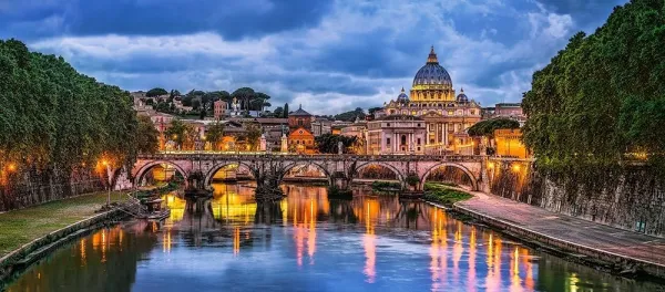View of St. Peter's Basilica, Vatican - 600pc Jigsaw Puzzle By Castorland
