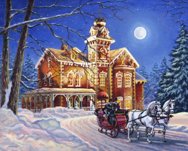 Moonlight Travelers - 1000pc Jigsaw Puzzle by Springbok