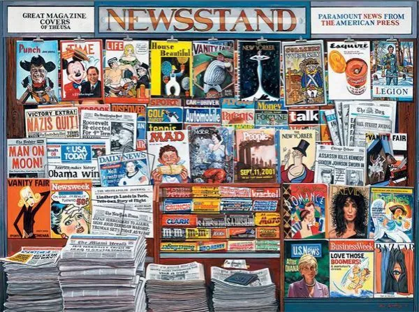Ken Keeley: Great Magazine Covers - 1000pc Jigsaw Puzzle by Ceaco