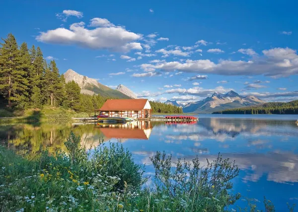 A Weekend at the Lake - 1000pc Jigsaw Puzzle by Schmidt