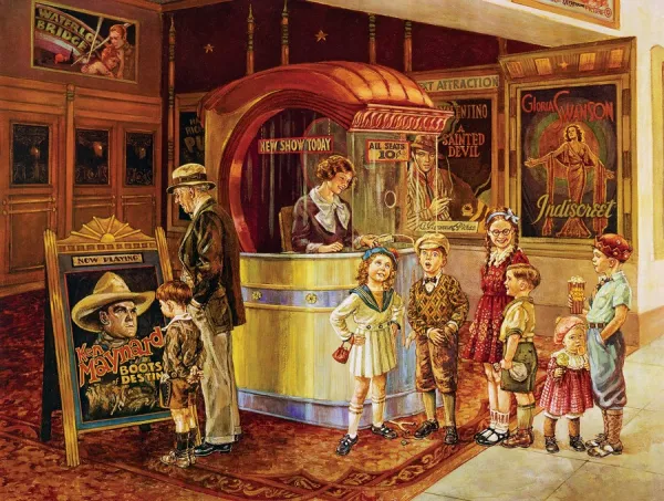 Saturday Matinee - 275pc Large Format Jigsaw Puzzle By Cobble Hill