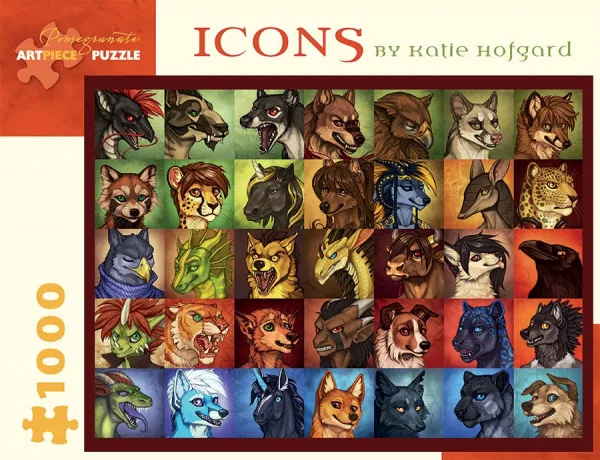 Hofgard: Icons - 1000pc Jigsaw Puzzle by Pomegranate
