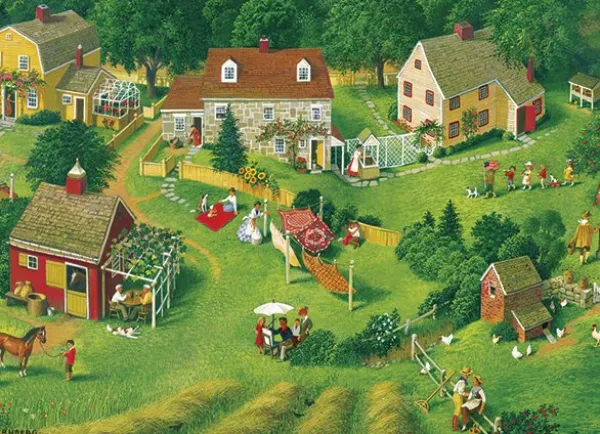Back Yards - 275pc Jigsaw Puzzle By Cobble Hill