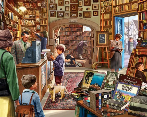 Cozy Book Shop - 300pc EZ Grip Jigsaw Puzzle by White Mountain