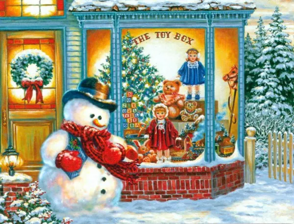 Frosty's Toy Box - 500pc Jigsaw Puzzle by Springbok