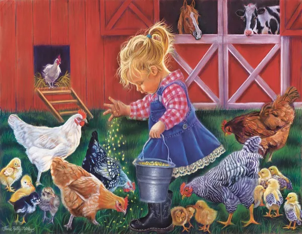 Farmer's Helper - 35pc Jigsaw Puzzle by Sunsout  			  					NEW