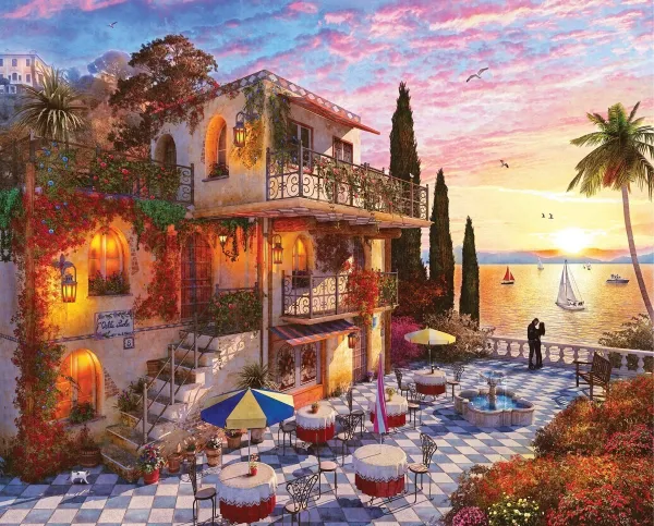 Mediterranean Romance - 1000pc Jigsaw Puzzle By Springbok