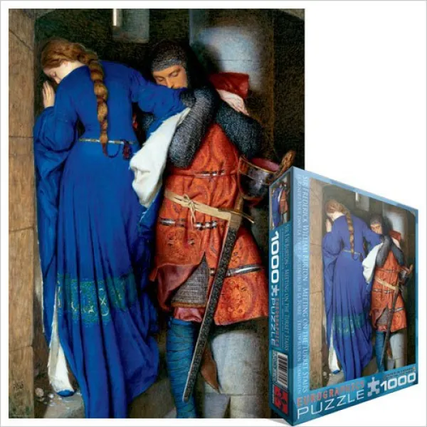 Burton: Meeting on the Turret Stairs - 1000pc Jigsaw Puzzle by Eurographics