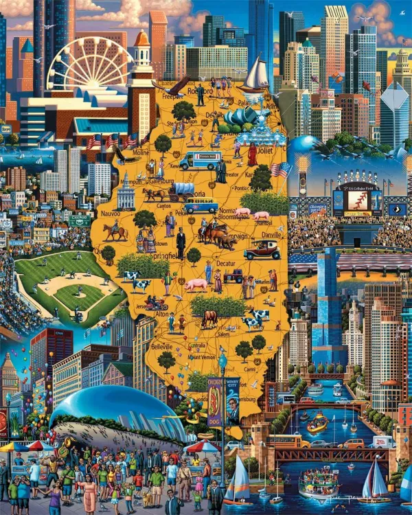 Best of Chicago - 500pc Jigsaw Puzzle by Dowdle