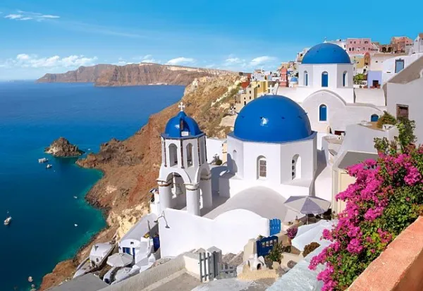 Santorini, Greece - 1500pc Jigsaw Puzzle by Castorland