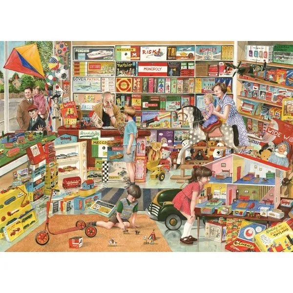 Times Past: The Toy Shop - 1000pc Jigsaw Puzzle by Holdson