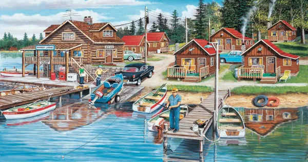 Timber Lodge - 300pc Jigsaw Puzzle by Sunsout