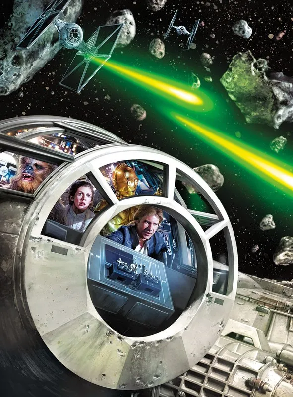 Star Wars: Millennium Falcon - 1000pc Jigsaw Puzzle By Buffalo Games