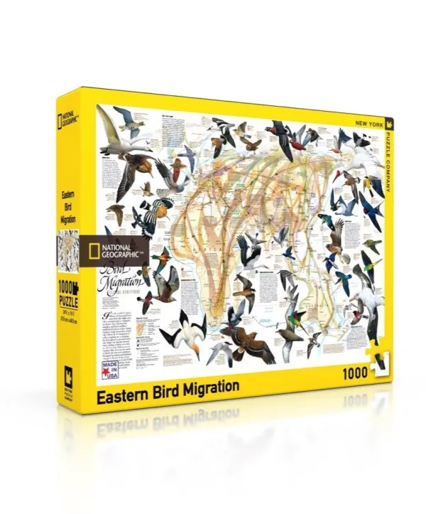 Eastern Bird Migration - 1000pc Jigsaw Puzzle by New York Puzzle Company