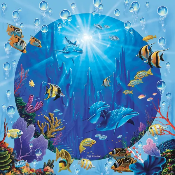 Dolphin Castle - 500pc Jigsaw Puzzle By Sunsout
