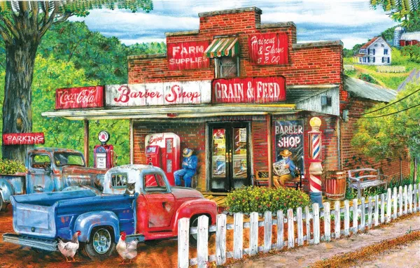 Saturday Morning at the Shop - 1000pc Jigsaw Puzzle by SunsOut