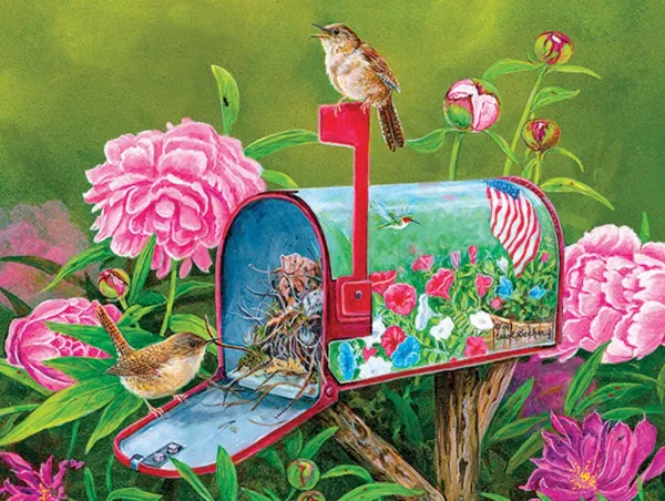 Golden Glory Wrens - 500pc Jigsaw Puzzle by SunsOut