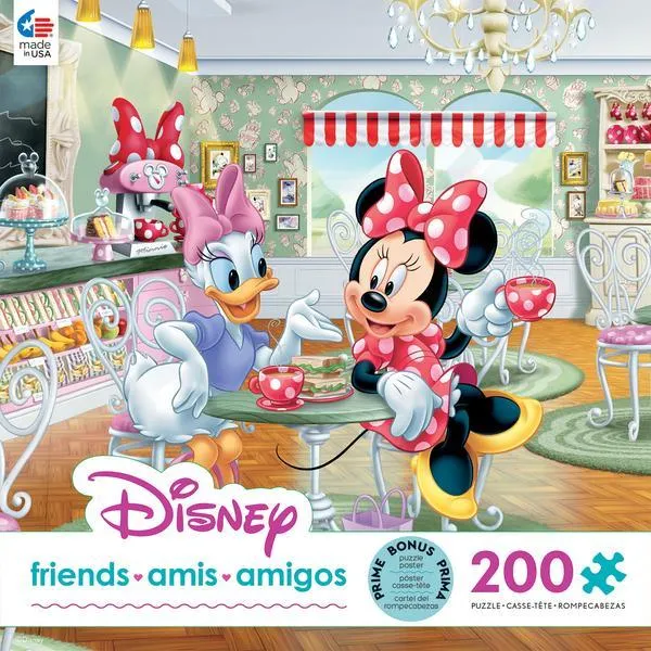 Disney: Minnie and Daisy Cafe - 200pc Oversized Jigsaw Puzzle by Ceaco