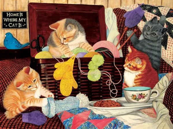 Home is Where my Cat is - 1000pc Jigsaw Puzzle By Sunsout