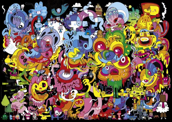New Psychedoodlic - 2000pc Jigsaw Puzzle By Heye