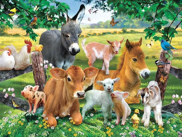 On the Farmland  300 - 300pc Jigsaw Puzzle By Sunsout  			  					NEW