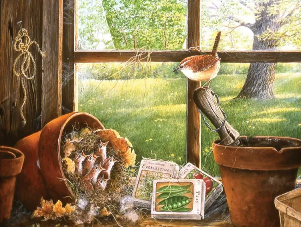 Garden Shed Seedlings - 500pc Jigsaw Puzzle By Sunsout