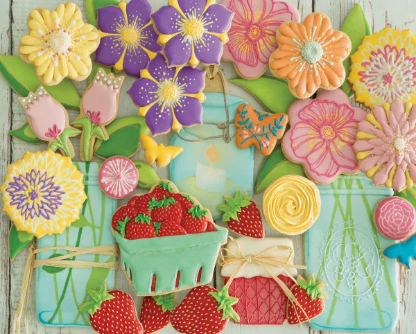 Spring Cookies - 2000pc Jigsaw Puzzle by Springbok