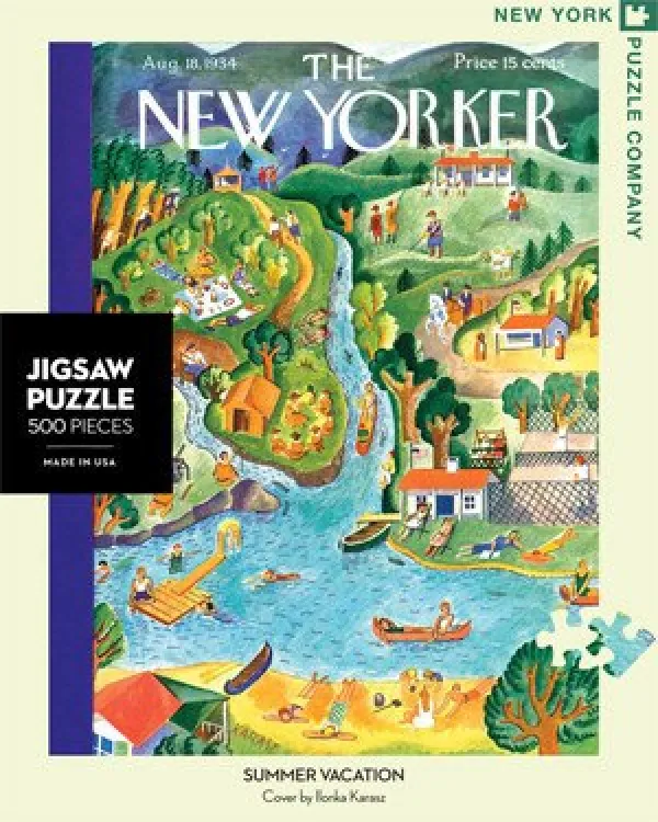 Summer Vacation - 500pc Jigsaw Puzzle by New York Puzzle Co.