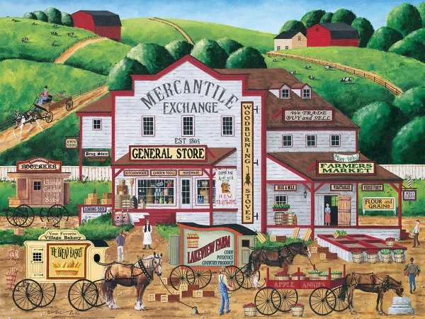 Morning Deliveries - 300pc EzGrip Jigsaw Puzzle by Masterpieces