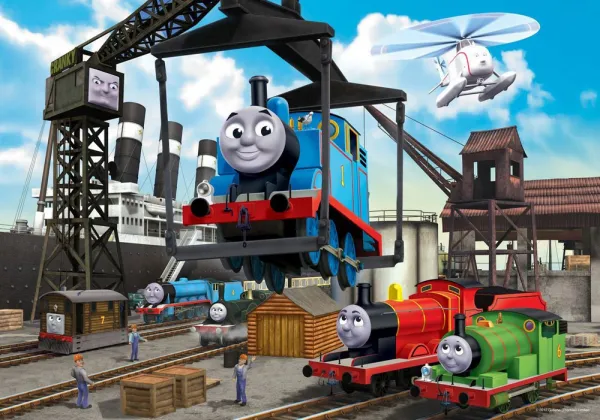 Thomas &amp; Friends- At the Docks - 35pc Jigsaw Puzzle By Ravensburger